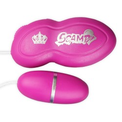 SCAMP 舒適手握無階段震動器-粉色