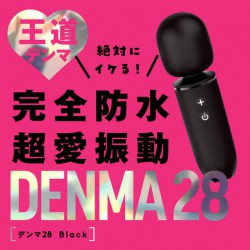 EXE 完全防水-DENMA 28 王道按摩棒-黑色