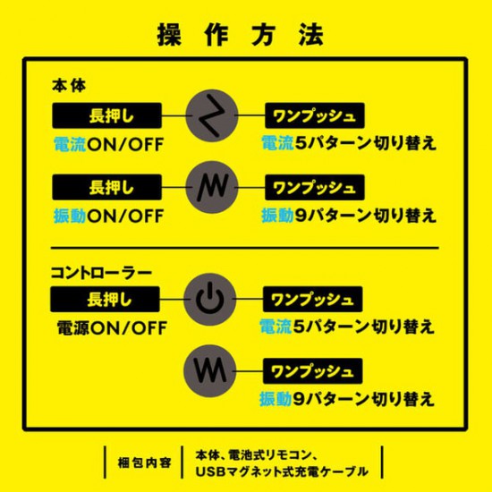 EXE-PPP 完全防水無線遙控後庭振動棒連助勃環