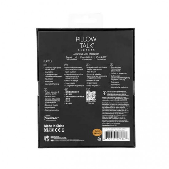 Pillow Talk Playful 陰蒂振動器-藍色
