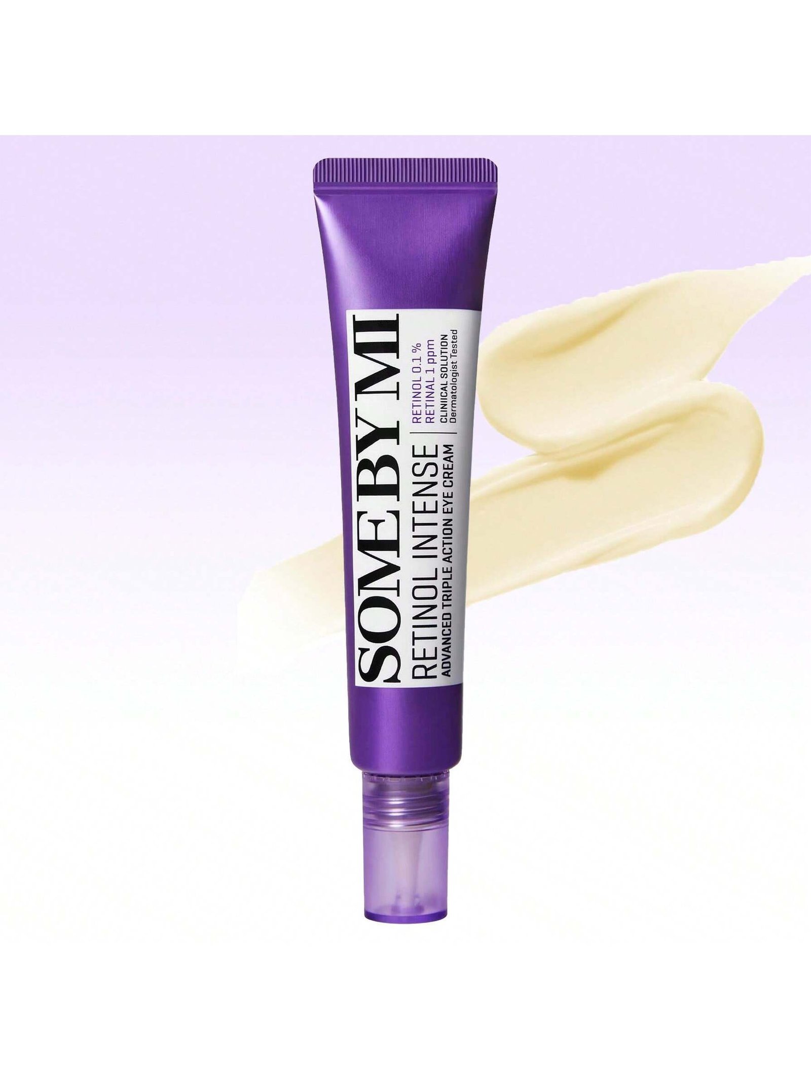 SOME BY MI Retinol Intense Advanced Triple Action Eye Cream – 1.01Oz, 30ml – Korean Retinol Under Eye Cream Anti Aging for Fine Lines – Brightens Dark Circles & Smooths Skin Texture – Korean Skin Care