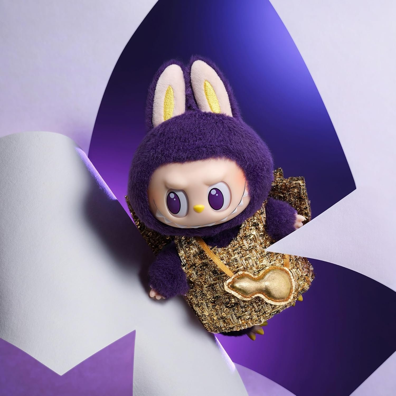 LABUBU × Pronounce - Wings of Fortune Vinyl Plush Hanging Card,Toys for Modern Home Decor, Collectible Toy Set for Desk Accessories - Image 3