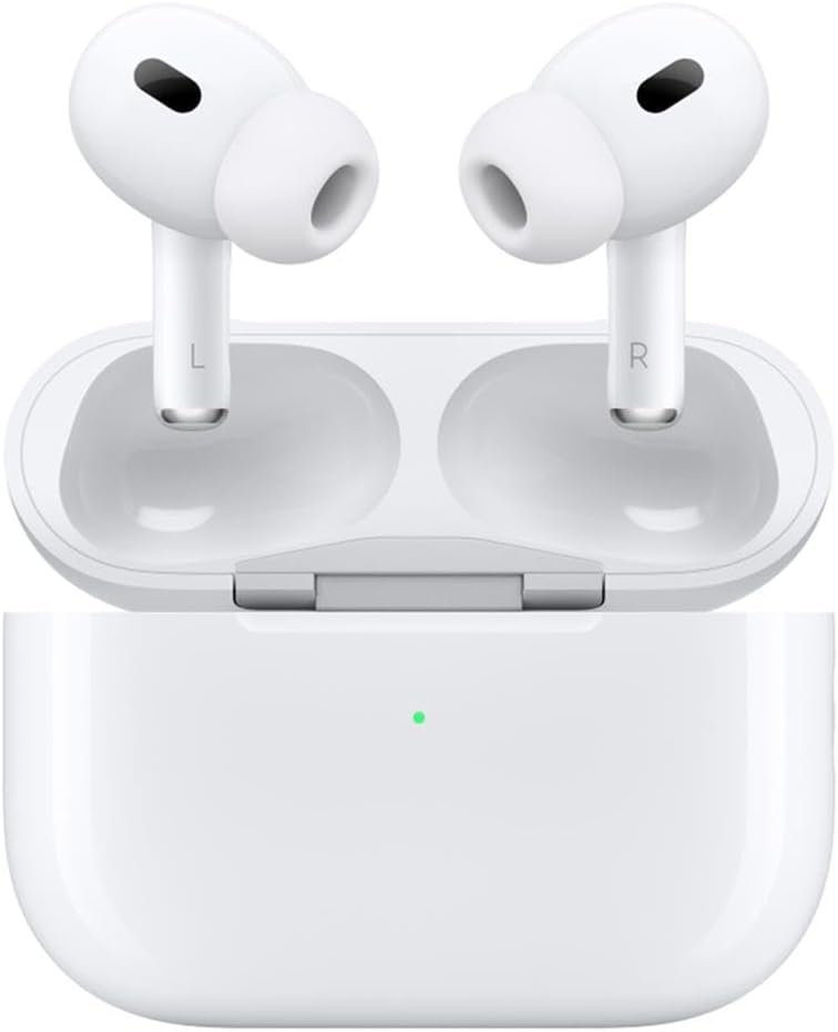 Apple AirPods Pro 2 Wireless Earbuds, Active Noise Cancellation, Hearing Aid Feature, Bluetooth Headphones, Transparency, Personalized Spatial Audio, High-Fidelity Sound, H2 Chip, USB-C Charging - Image 2