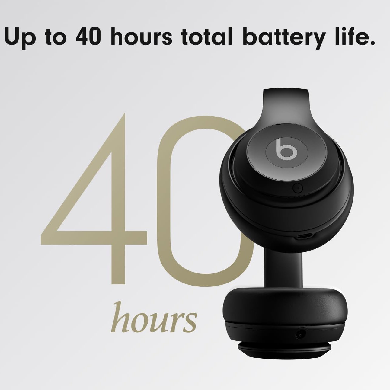 Beats Studio Pro - Premium Wireless Over-Ear Headphones- Up to 40-Hour Battery Life, Active Noise Cancelling, USB-C Lossless Audio, Apple & Android Compatible - Black - Image 3