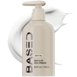 BASED BODYWORKS Leave-In Conditioner, Instant Frizz Control, Hydrates & Nourishes Hair, Premium Leave-In Conditioner for Men, Healthier-Looking Frizz-Free Hair in Minutes, 6.8 Fl Oz