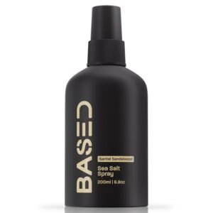 BASED BODYWORKS Sea Salt Spray, Natural Finish Sea Salt Spray for Hair, Volumizes & Texturizes, Infused with Kelp & Vitamin B5, Light & Non-Greasy, Paraben, Sulfate, Phthalate Free, 6.8 oz