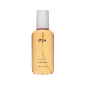 OUAI Wave Spray - Texture Spray for Hair with Coconut Oil & Rice Protein - Adds Texture, Volume & Shine for Beach Waves - Paraben Free, Safe for Color & Keratin-Treated Hair (6 fl oz) | for Hair, with Coconut Oil, Adds Texture, Volume, Shine, for Beach Waves