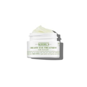 Kiehl's Avocado Eye Treatment, Under Eye Cream for Puffiness and Dark Circles, with Caffeine to Correct Bags, 99% Naturally Derived Non-Toxic Formula