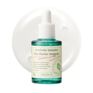 AXIS-Y Artichoke Intensive Skin Barrier Ampoule - Face Moisturizer Dark Spot Corrector Centella Ampoule - Vegan Korean Skin Care Facial Serum for All Skin Types - 1.01 fl. oz.