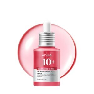 Anua Niacinamide 10 + TXA 4 Serum, Dark Spot Care, Hyaluronic Acid, Tranexamic Acid, Lightweight & Hydrating All-in-One Daily Facial Serum for Glass Skin, Korean Skincare, 1.01 fl.oz