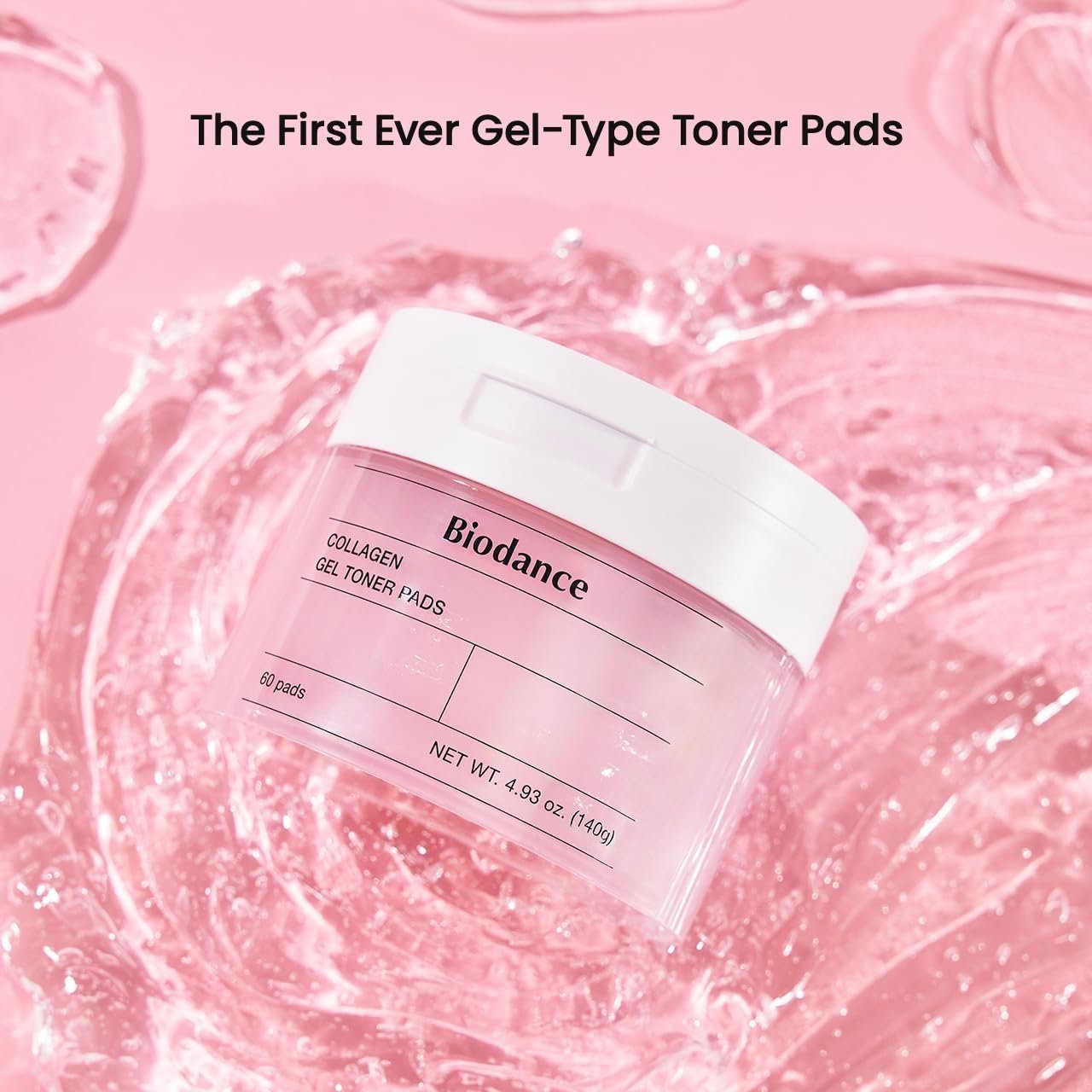 Biodance Collagen Gel Toner Pads, Pore Minimizer for Face, Improving Elasticity, Plumping Toner Pads for Sensitive Skin, Pre-Soaked Pads, Korean Skin Careㅣ4.93 fl.oz.(140g)*60Pads - Image 2