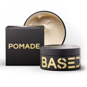 BASED BODYWORKS Pomade for Men, Quality Hair Care with Medium Hold, Natural Shine & Fragrance, Easy to Apply & Great for All Hair Types, Hydrating and Nourishing Pomade, 3 Oz