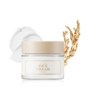 I'm from Rice Cream 1.76 Ounce, Rice Bran Essence with Ceramide, Glowing Look, Improves Moisture Skin Barrier, Deep Nourishment, Smooths and Evens Skin Tone