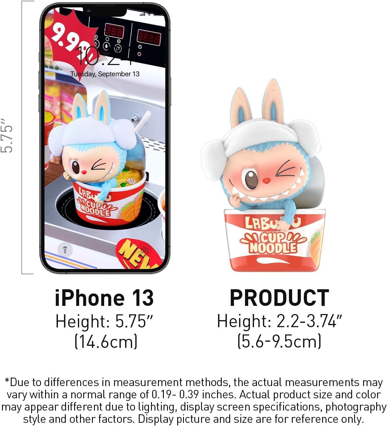 LABUBU The Monsters Wacky Mart Series Blind Box Figures, Random Design Action Figures Collectible Toys Home Decorations, Holiday Birthday Gifts for Girls and Boys, Single Box - 图片 2