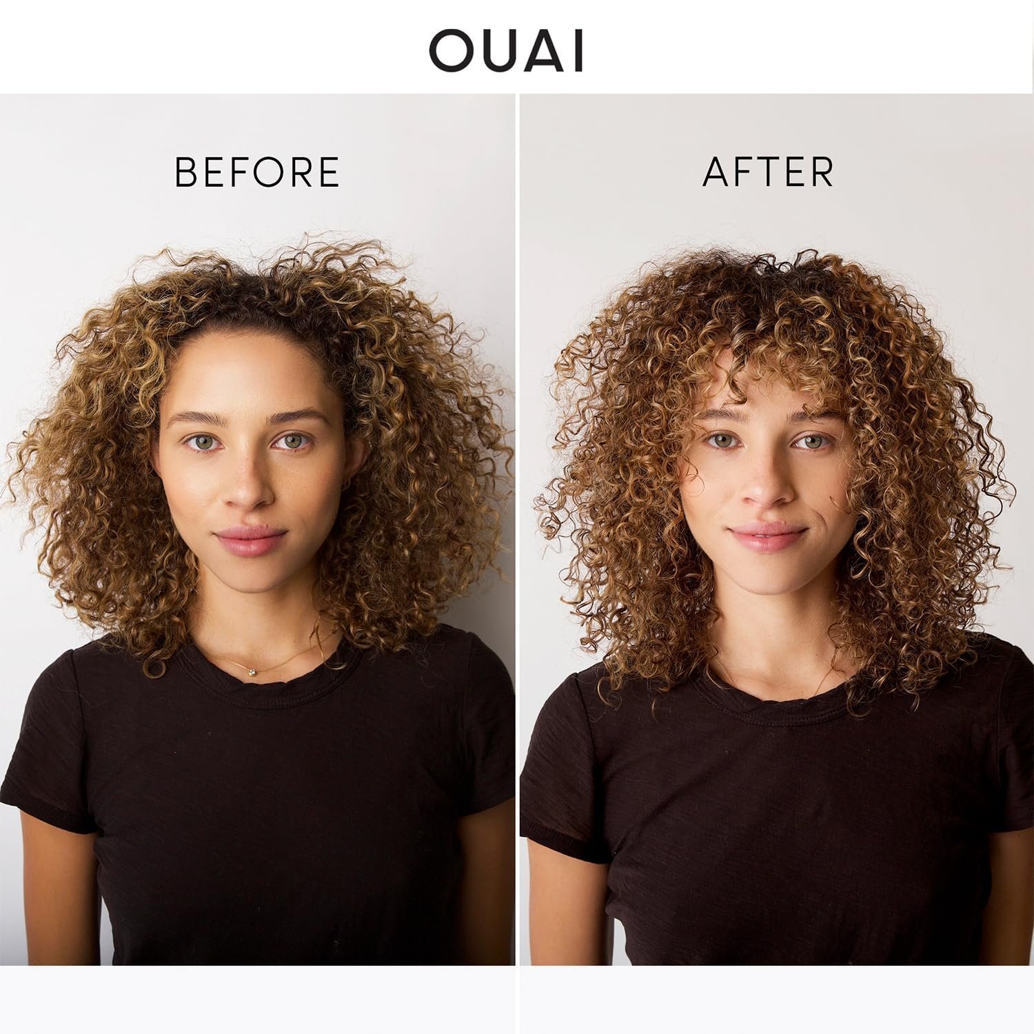 OUAI Curl Cream - Curl Defining Cream with Chia & Linseed Oil - Enhances Definition, Hydration & Shine - Tames Frizz & Protects from Humidity - Silicone-Free Curly Hair Products for Women (8 oz) - Image 3