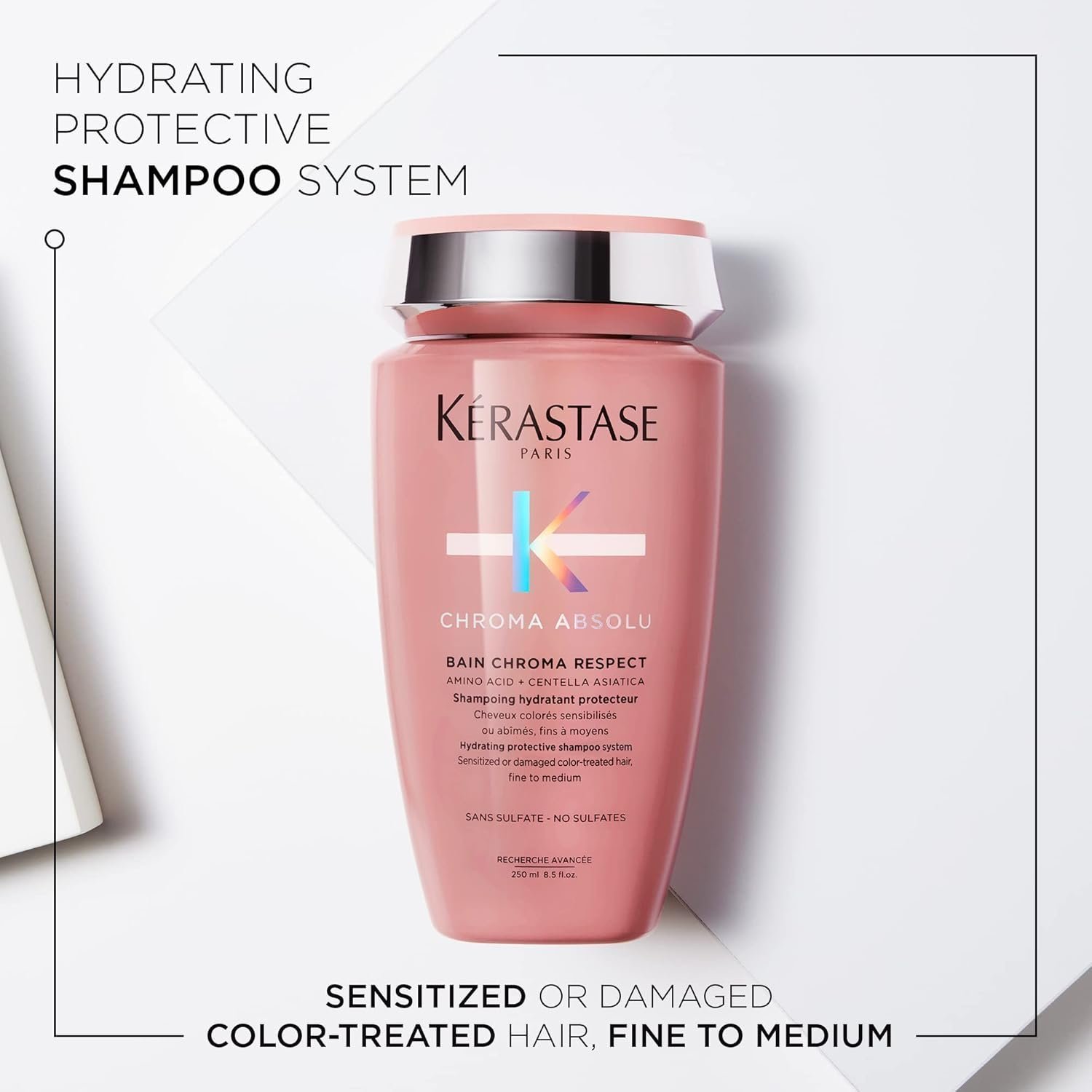 kerastase Chroma Absolute Chroma Respect Shampoo For Sensitized or Damaged Color-Treated Hair - Protects and Hydrates Fine To Medium Hair with Glycerin and Hyaluronic Acid - Image 2