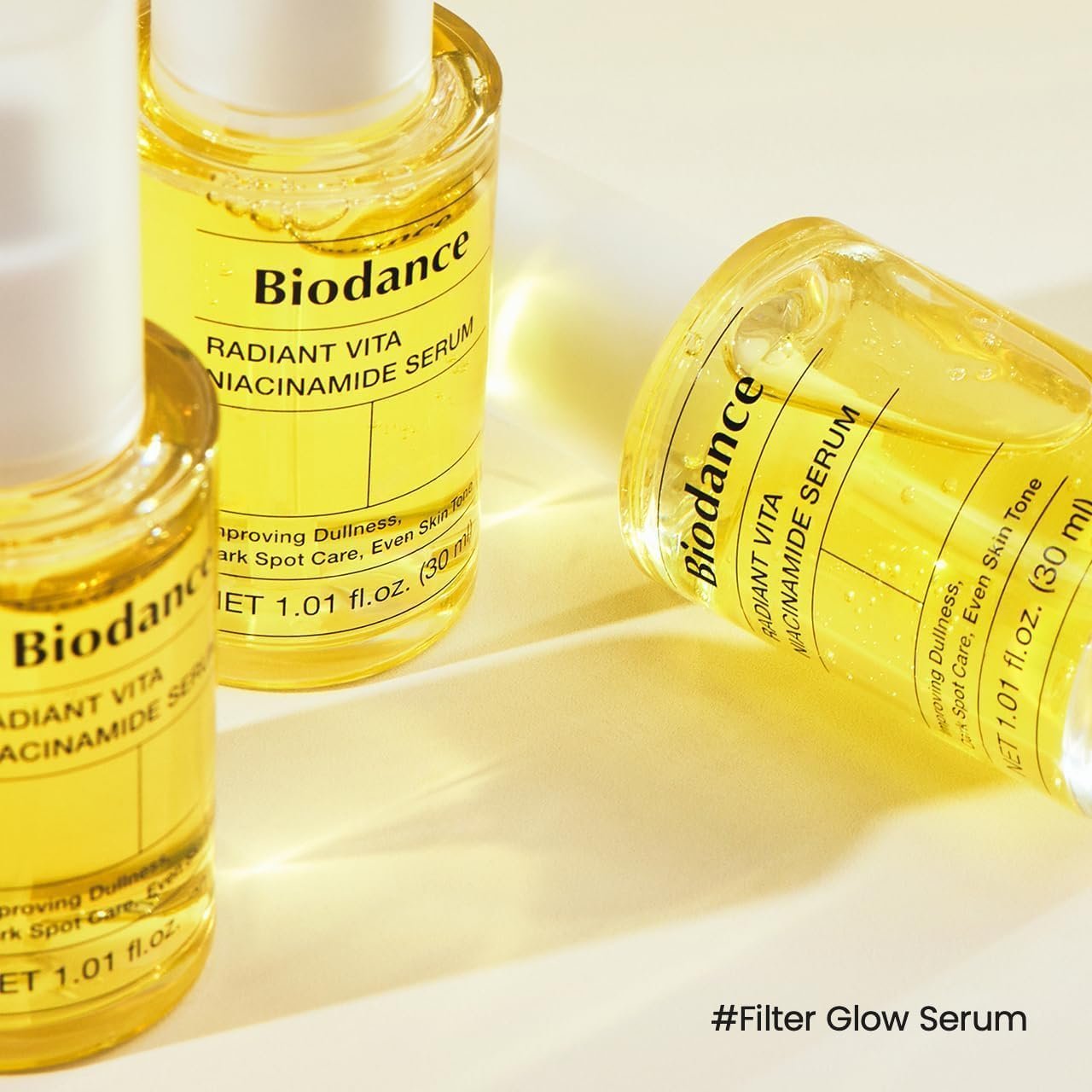 BIODANCE Radiant Vita Niacinamide Serum, for Even Tone Dark Spot Care with Vitamin C, Hydrating for Sensitive Skin, Filter Glow Serum, Korean Skin Care | 1.01 floz x 1 ea - Image 2