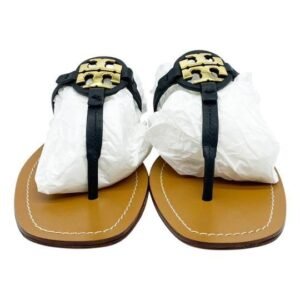 Tory Burch Women's Miller Flip Flop Sandals Black