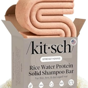Rice Water Shampoo Bar for Hair Growth – Strengthening Hair Shampoo for Men and Women