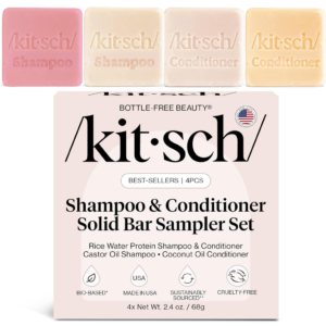 Kitsch Shampoo and Conditioner Set - 4pc Sampler Bars