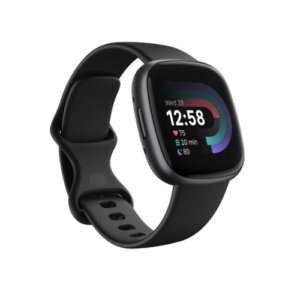 Fitbit Versa 4 Fitness Smartwatch Black Graphite
