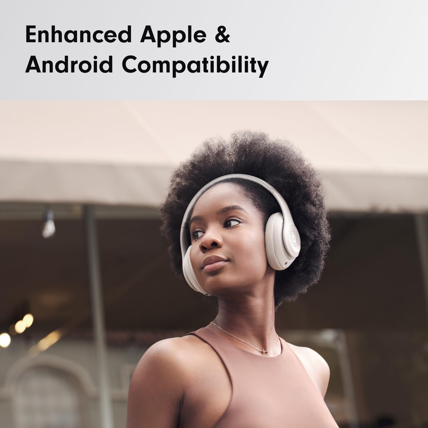 Beats Studio Pro-Premium Wireless Over-Ear Headphones- Up to 40-Hour Battery Life, Active Noise Cancelling, USB-C Lossless Audio, Apple & Android Compatible- Sandstone - Image 2