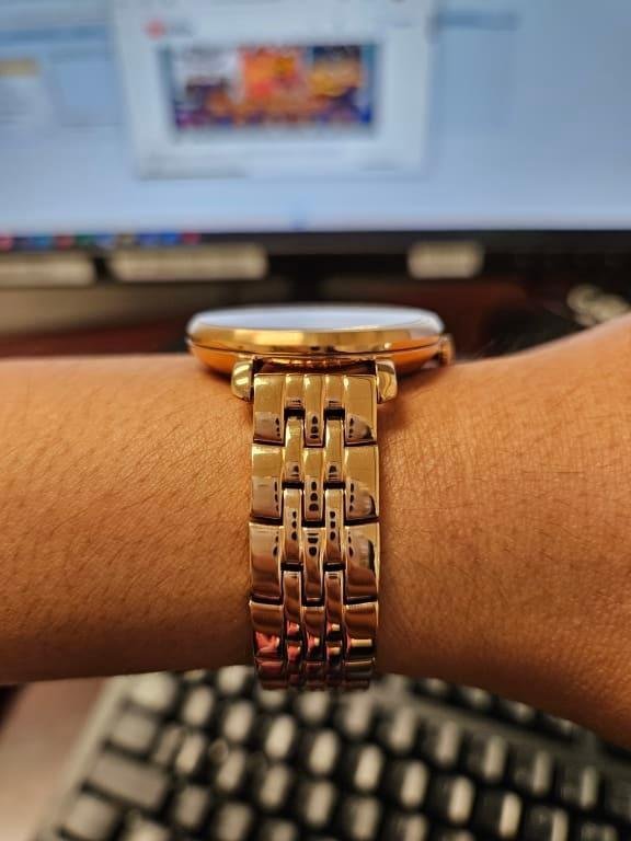 Fossil Women's Jacqueline Stainless Steel Quartz Watch Rose Gold