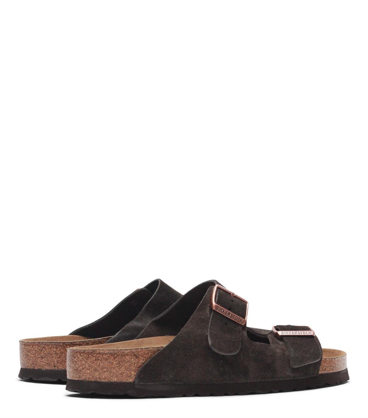 Birkenstock Arizona Soft Footbed Sandals Mocha Suede