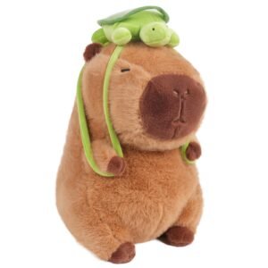 Capybara Mini Figure Bathing in Hot Spring Playset